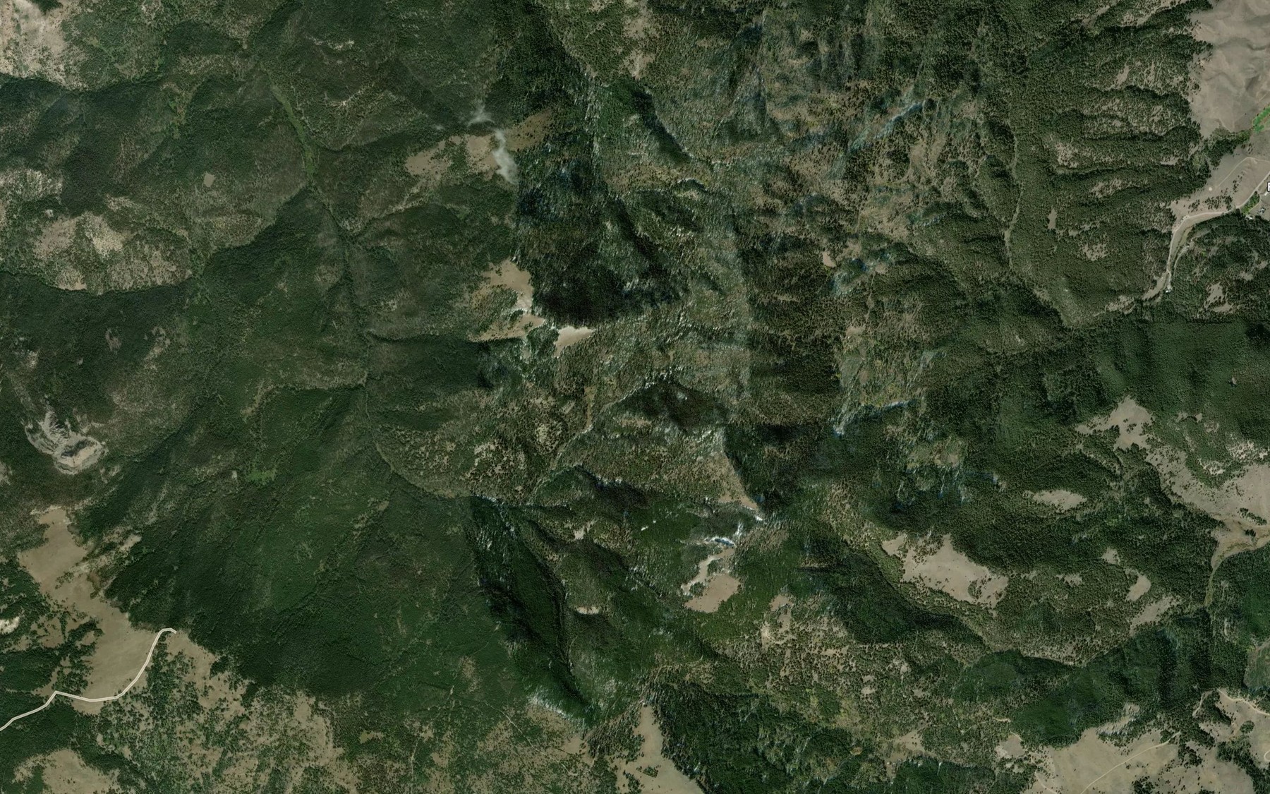 Satellite map of the Deer Spring