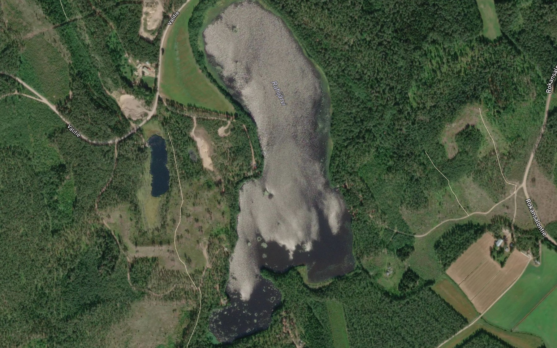 Satellite map of the Rahijarvi