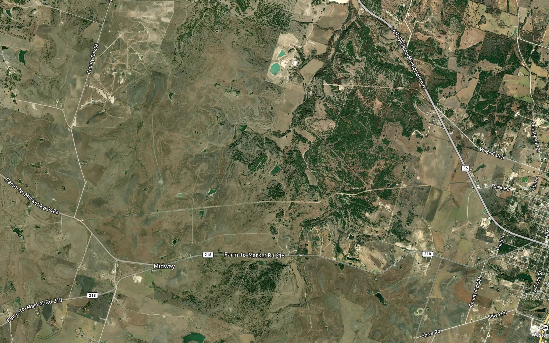 Satellite map of the Joseph Lake