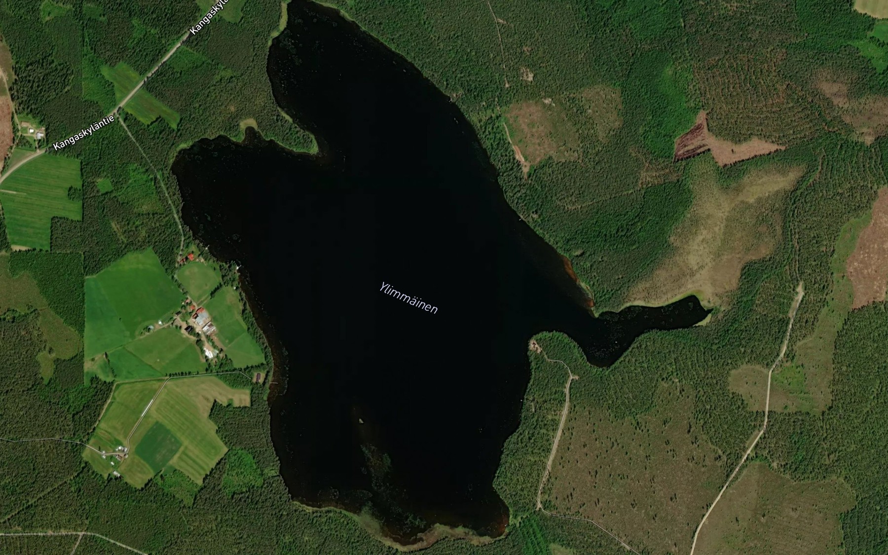 Satellite map of the Ylimmainen