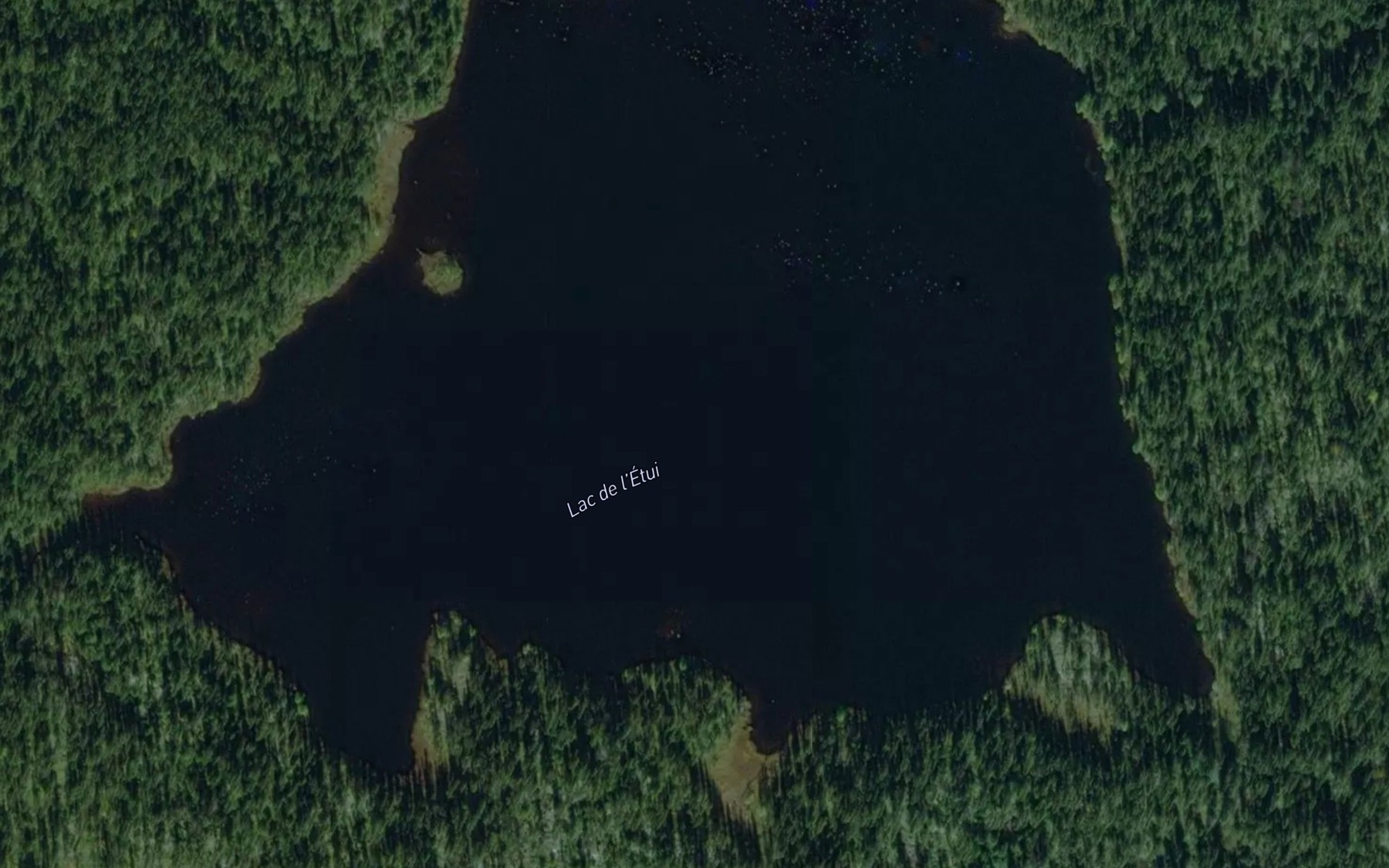 Satellite map of the Lac de l'Etui