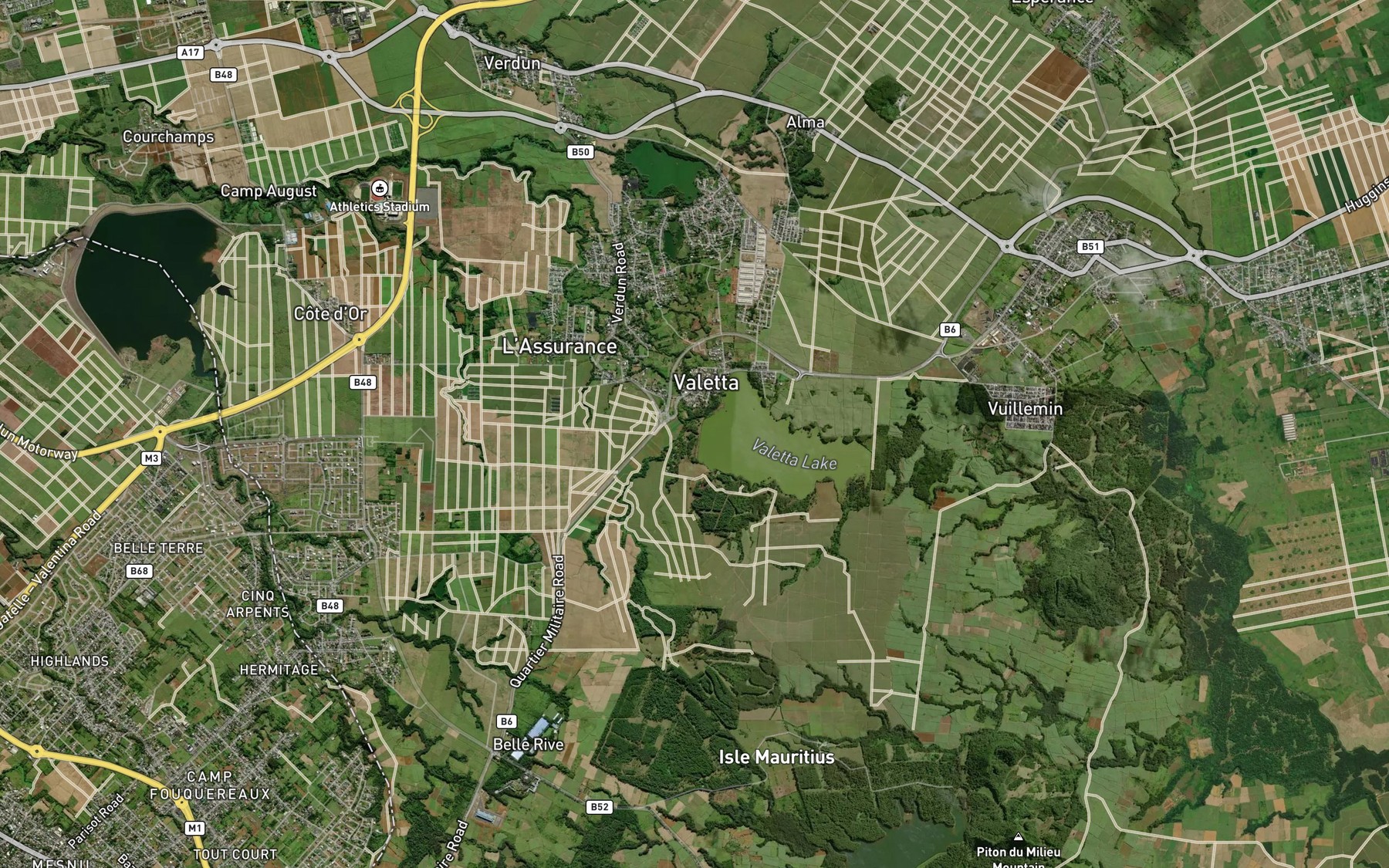 Satellite map of the Feeder Forestier