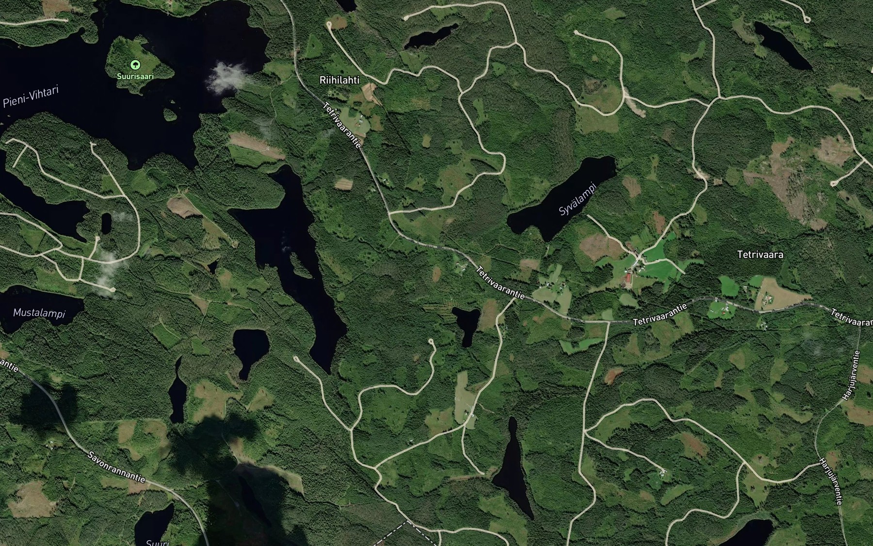 Satellite map of the Pieni-Pehmero