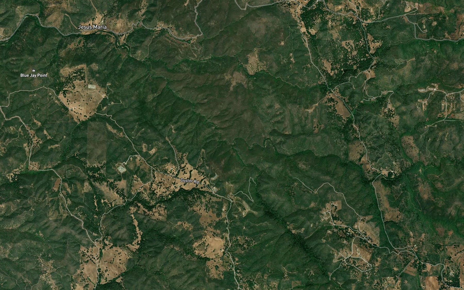 Satellite map of the Salamander Creek