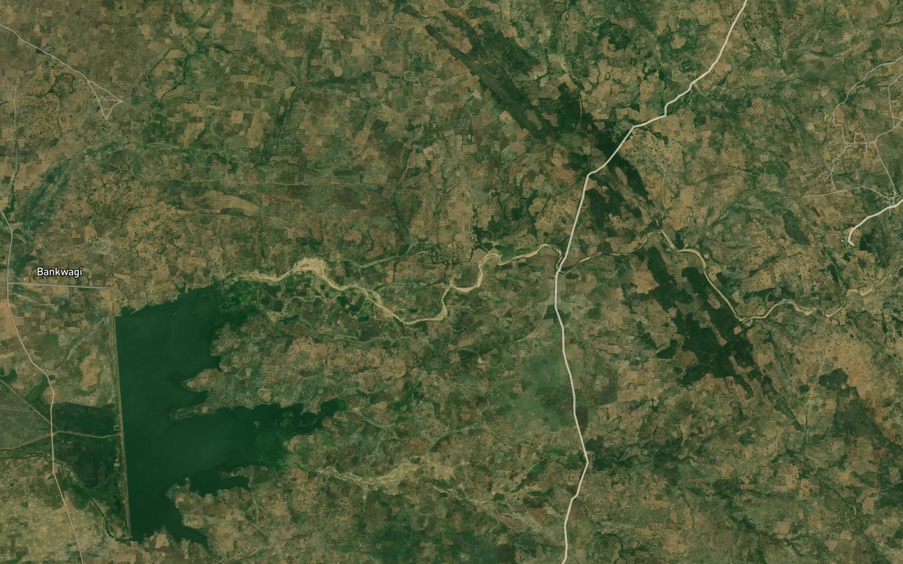 Satellite map of the River Gbaigo