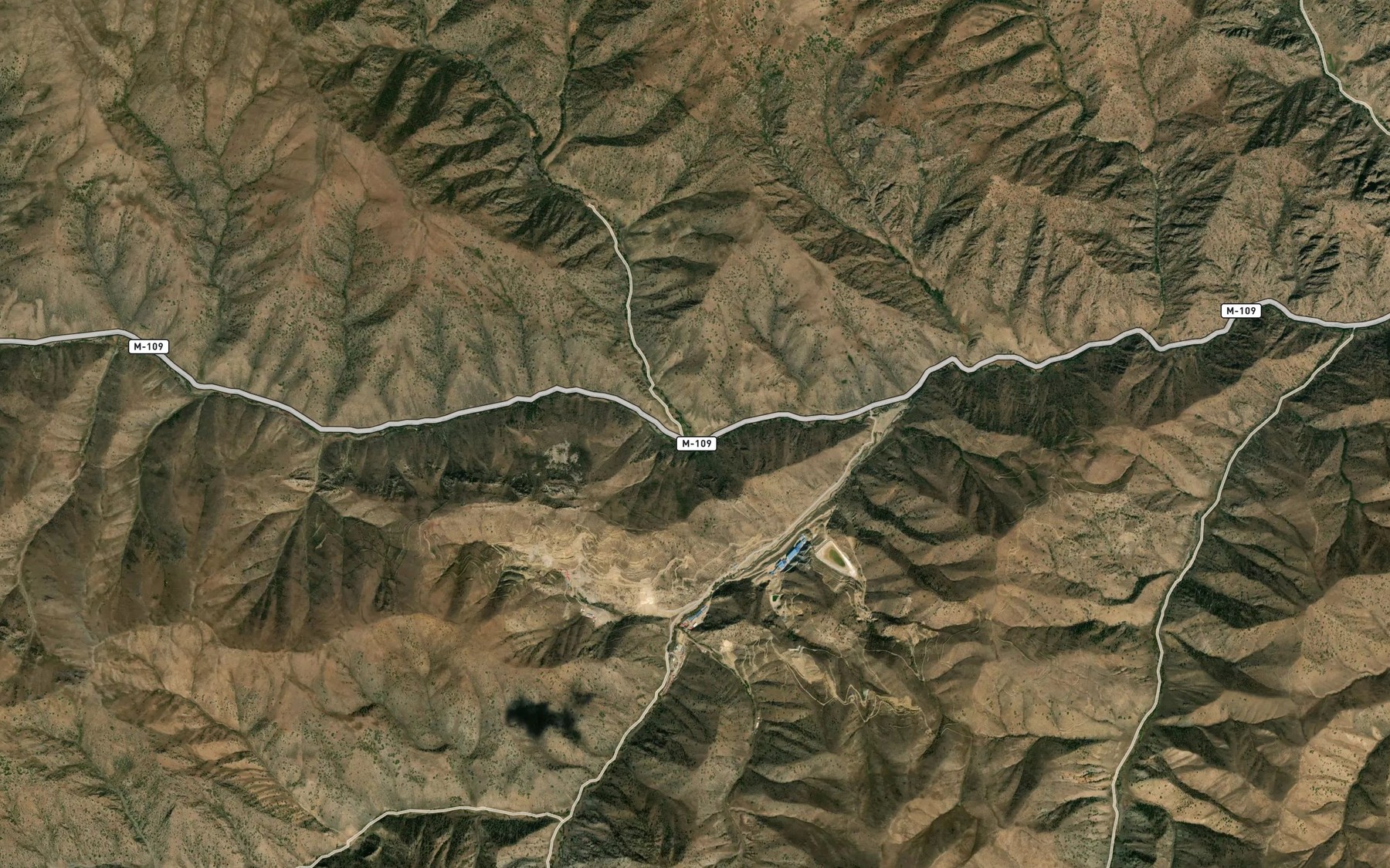 Satellite map of the Ishtamberdy