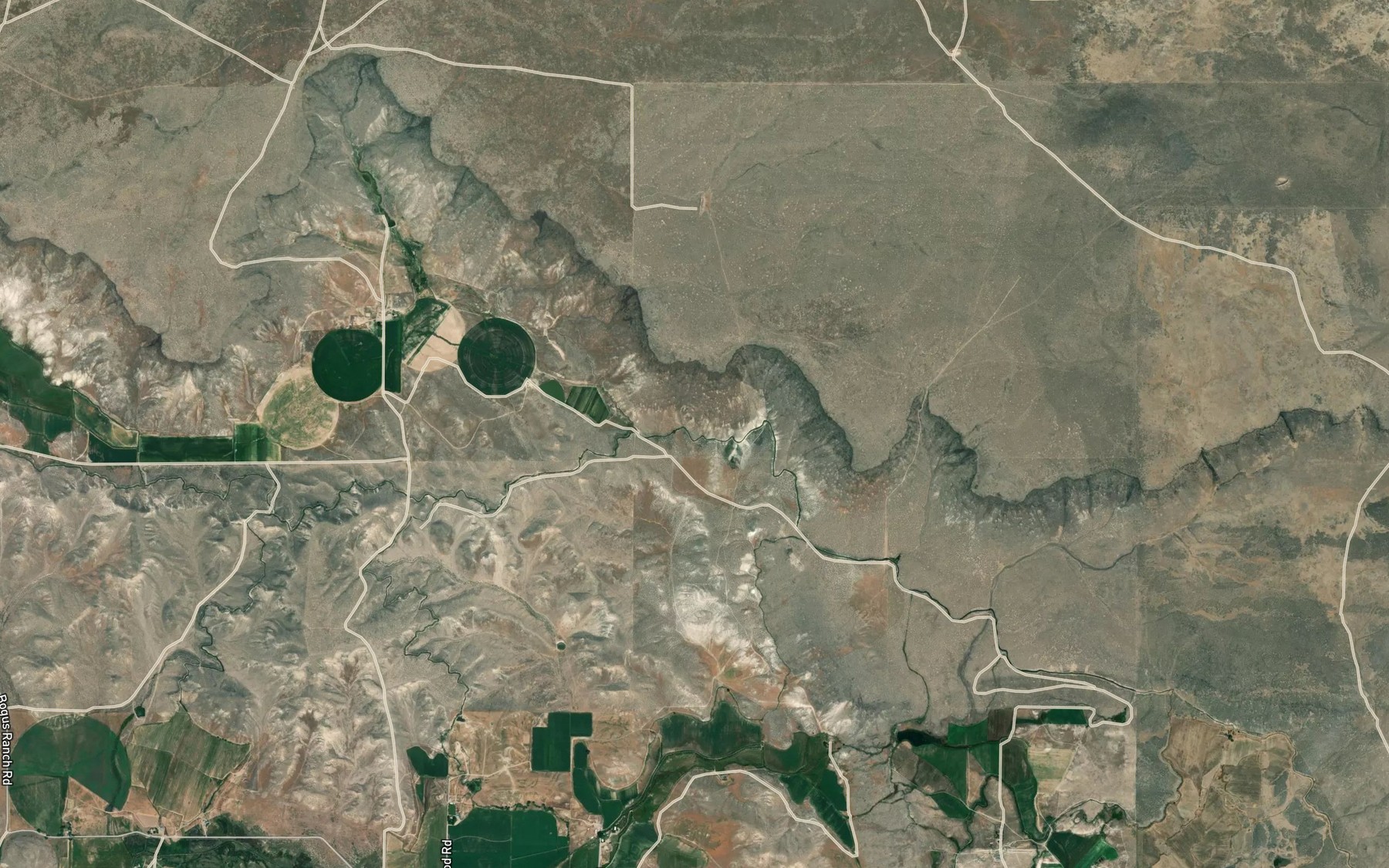 Satellite map of the North Side Canal