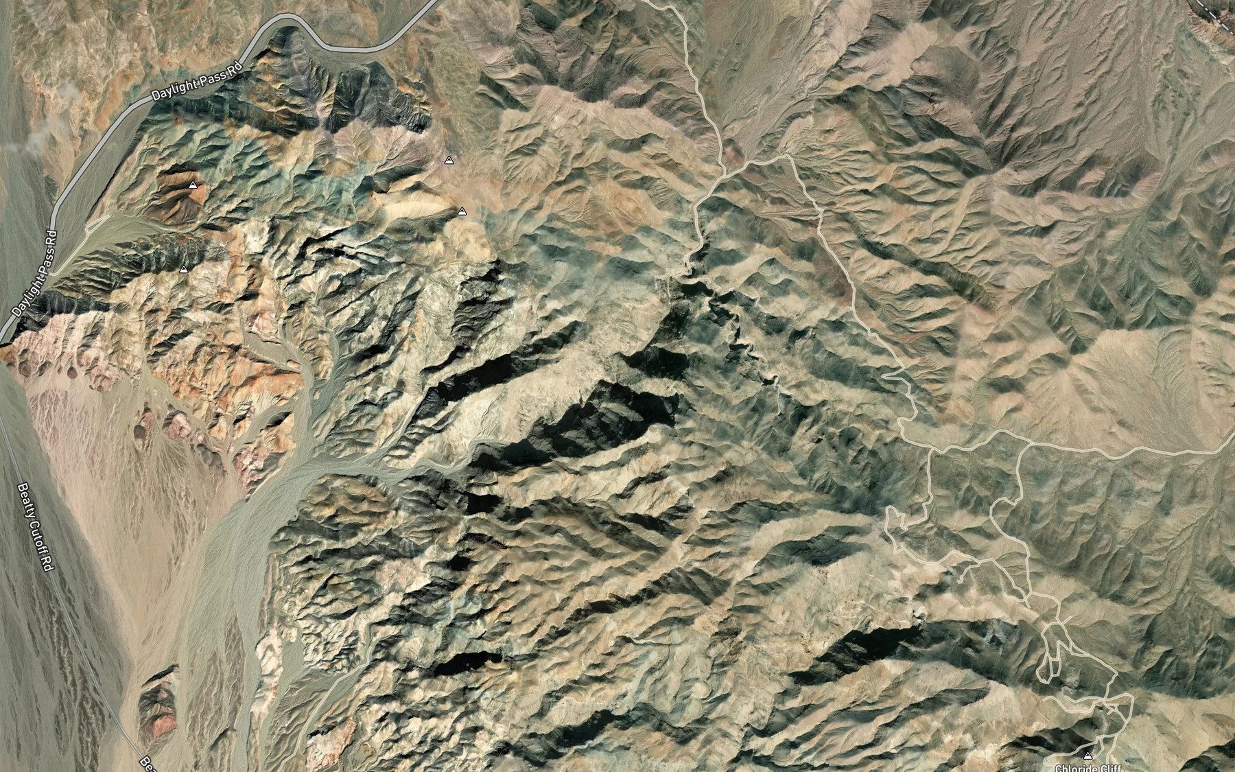 Satellite map of the Monarch Spring