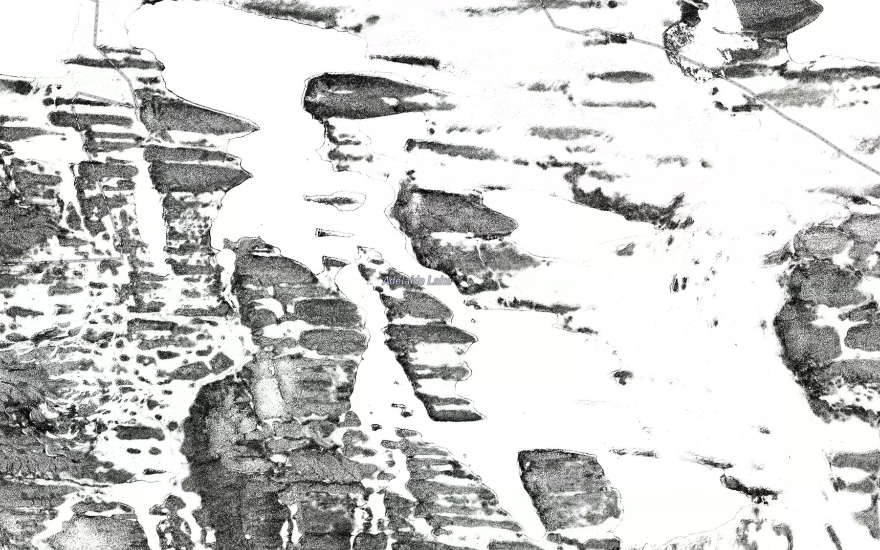Satellite map of the Adelaide Lake