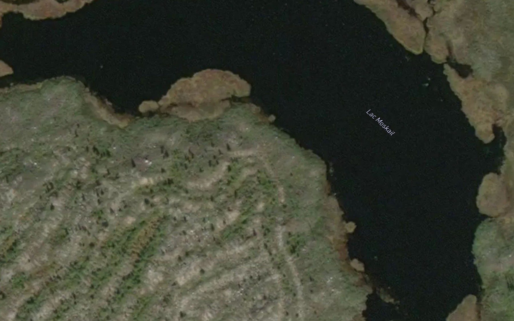 Satellite map of the Lac Moskail