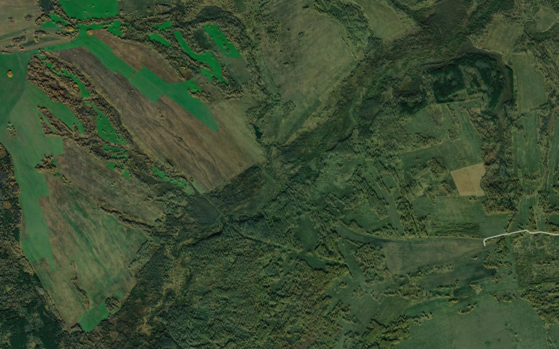 Satellite map of the Kamenushka
