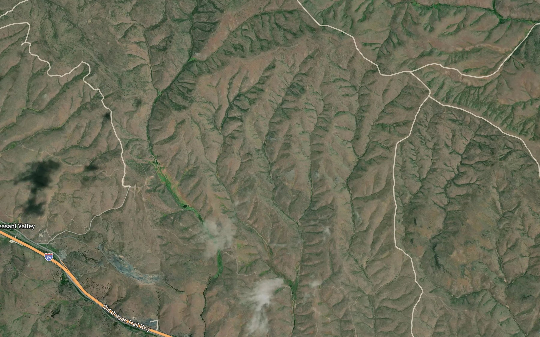 Satellite map of the N Reservoir