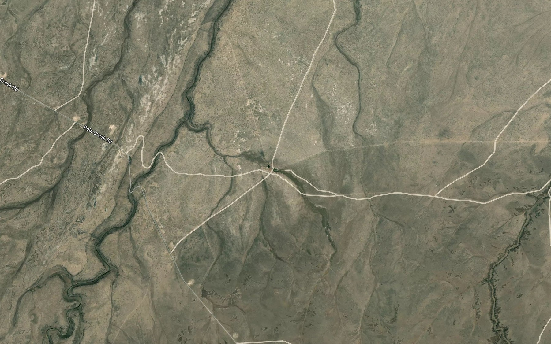 Satellite map of the Starvation Spring