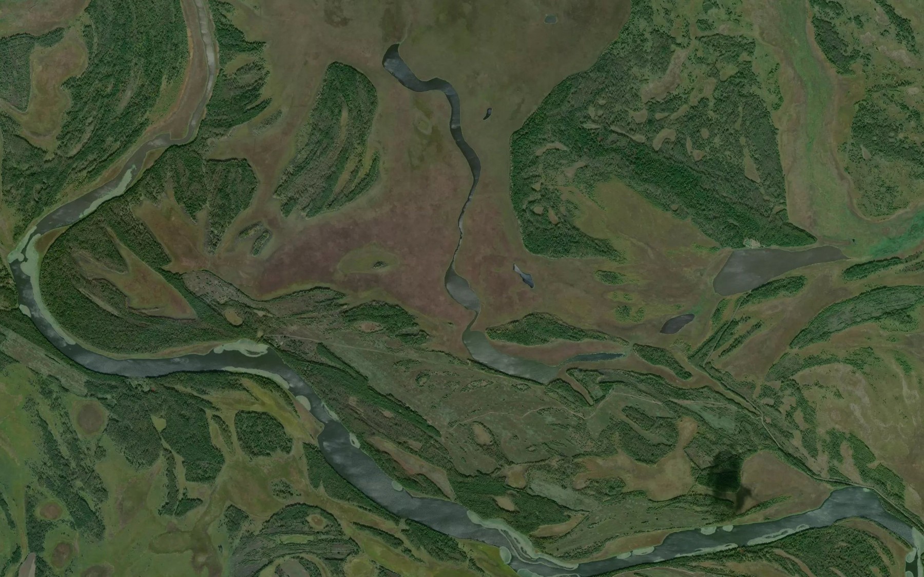Satellite map of the Ozero Kosoye