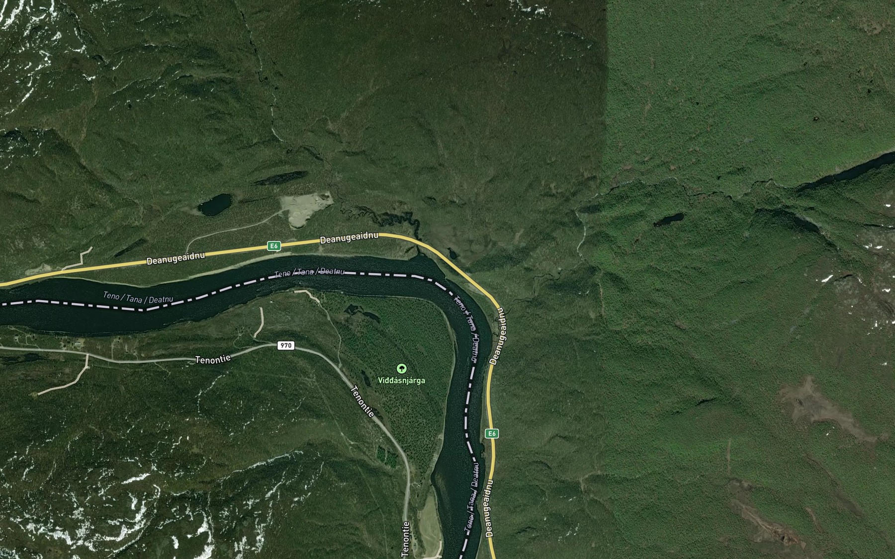 Satellite map of the Gaeggasguoika