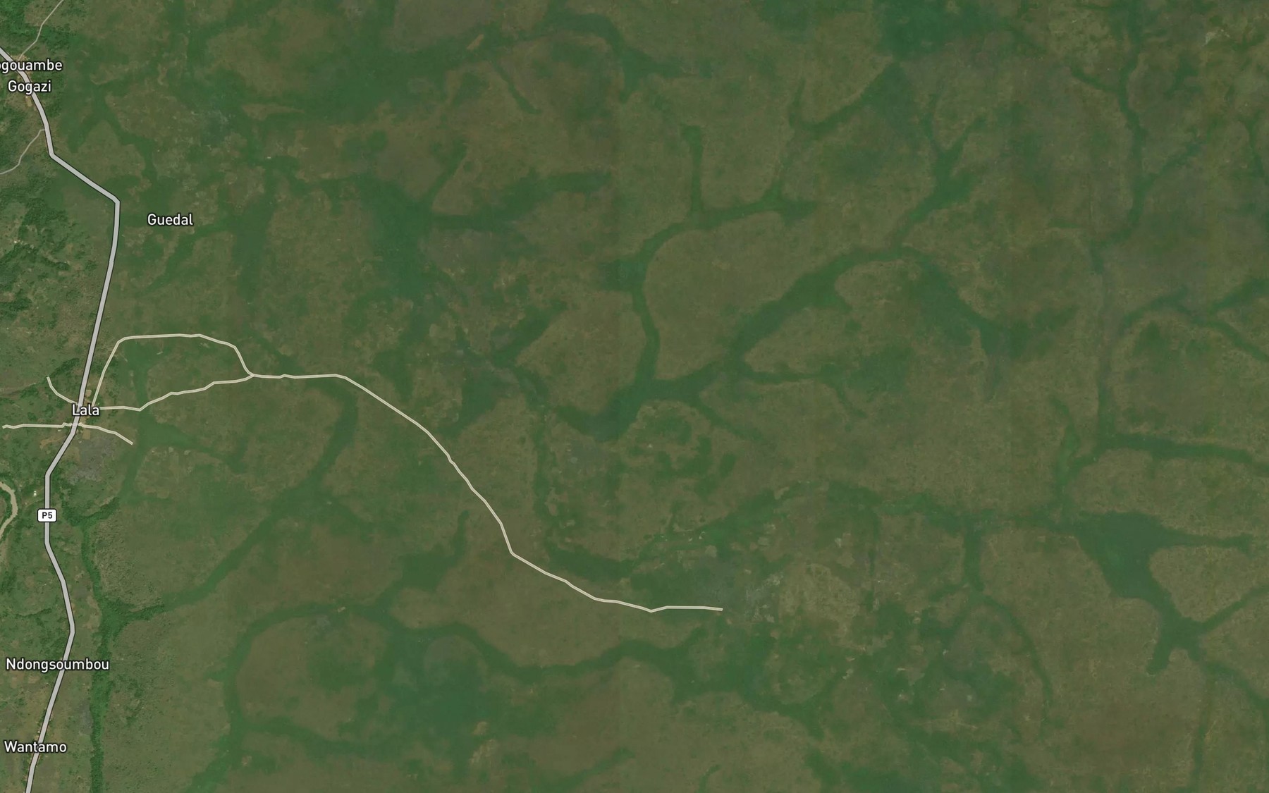 Satellite map of the Mbola