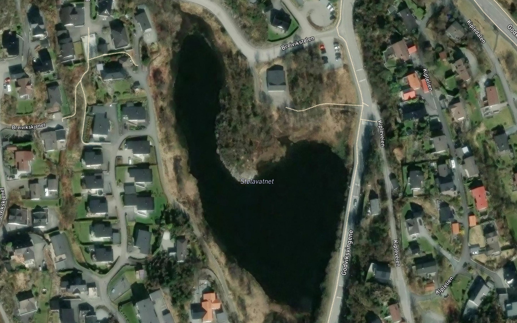Satellite map of the Stolavatnet