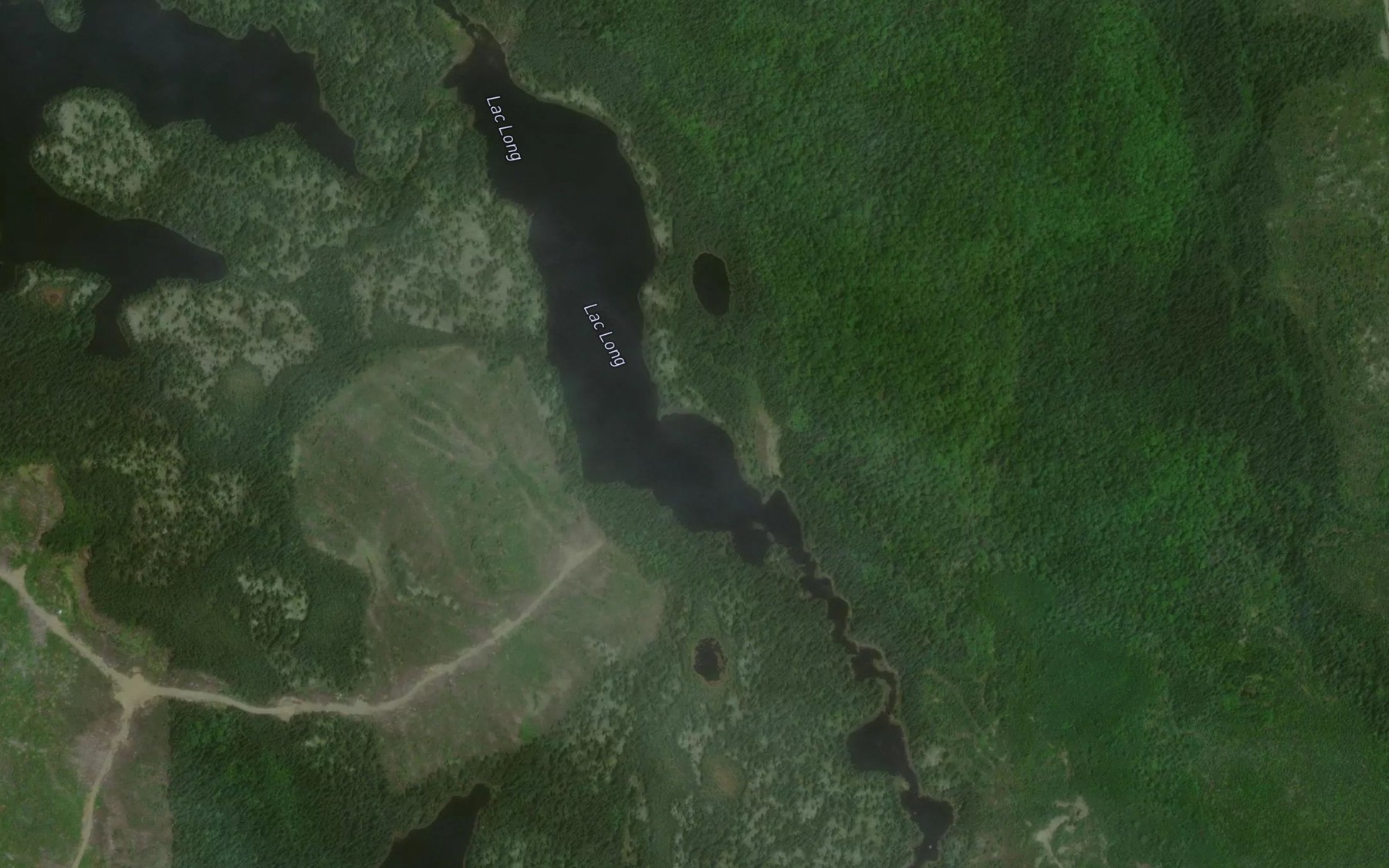 Satellite map of the Lac Long