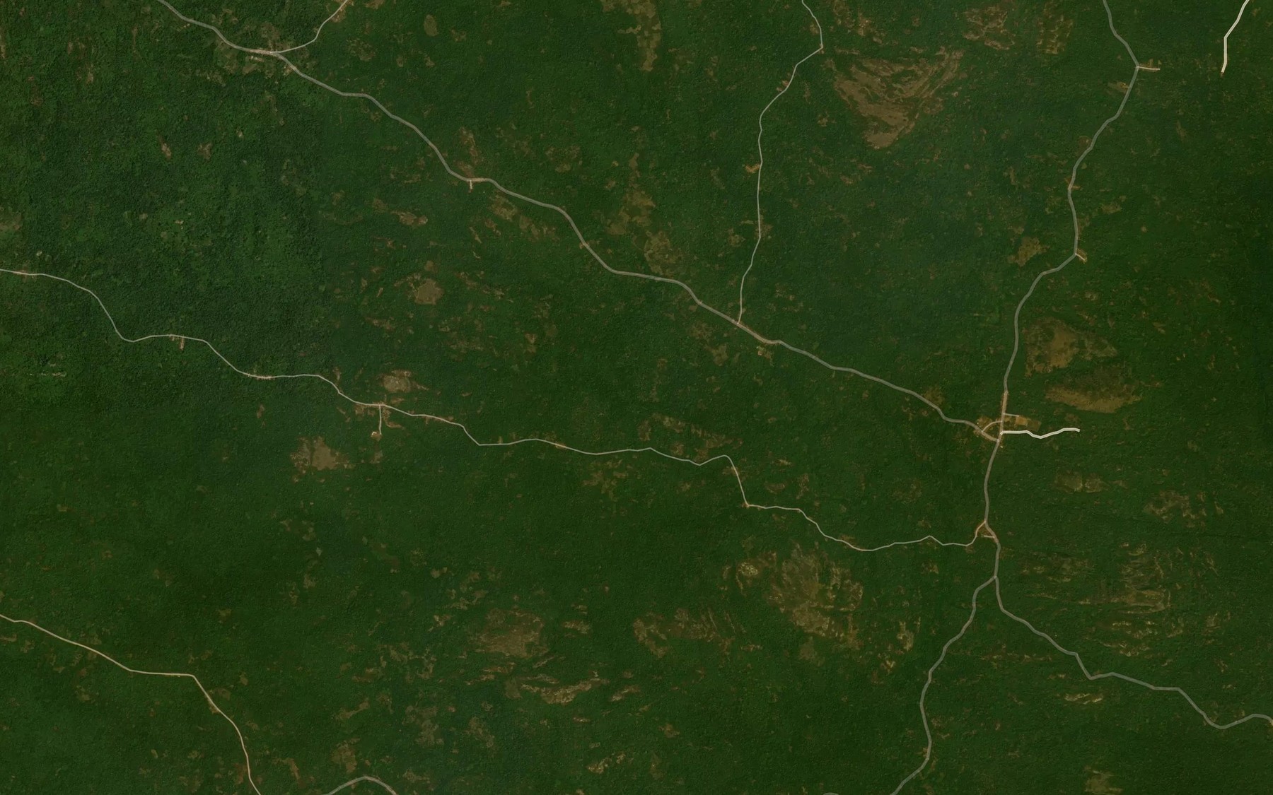 Satellite map of the River Aisa