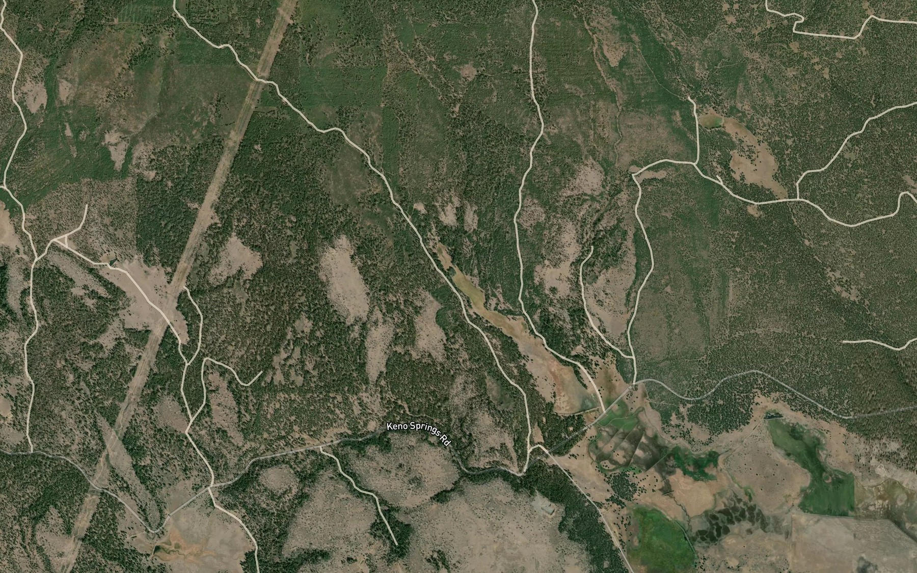 Satellite map of the Sawmill Spring
