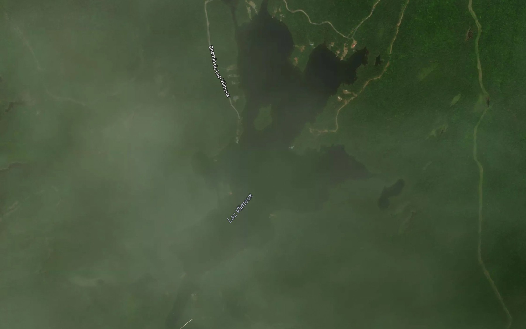 Satellite map of the Lac Vlimeux