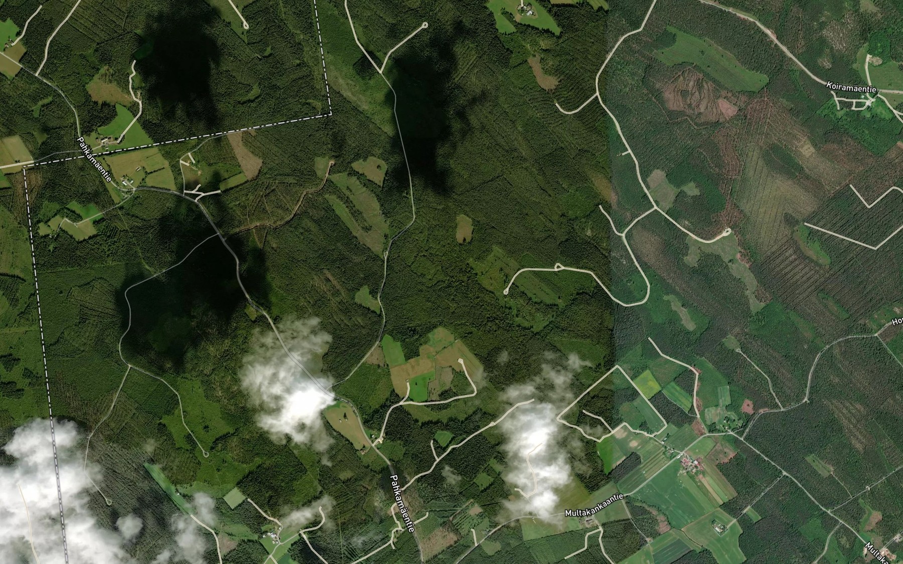 Satellite map of the Kohisevanpuro