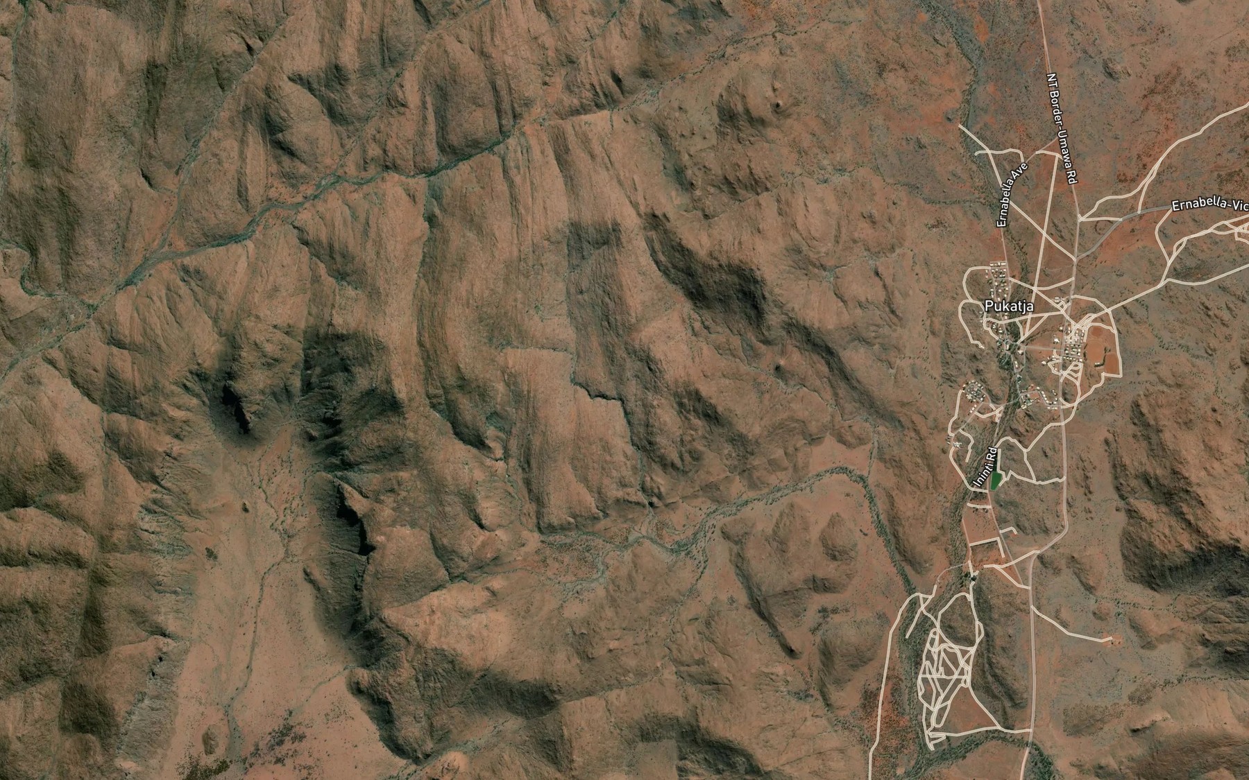 Satellite map of the Harriss Spring