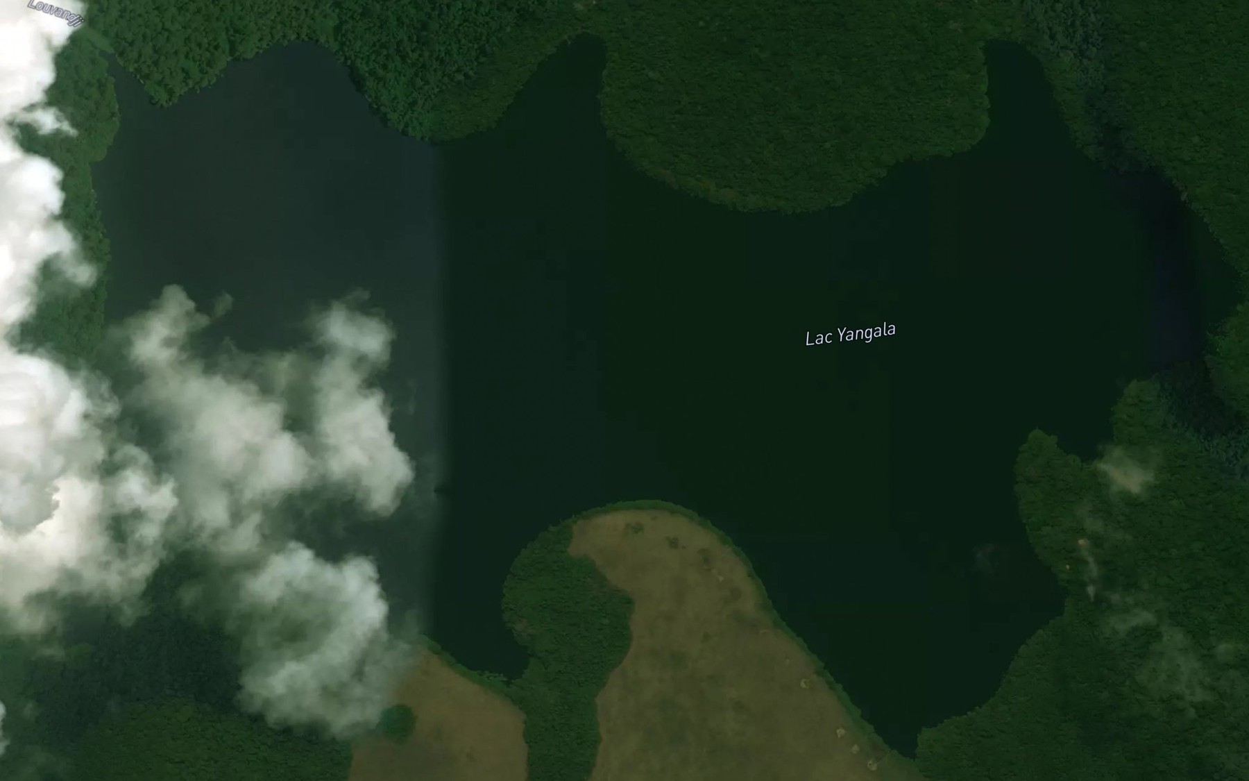 Satellite map of the Lac Yangala