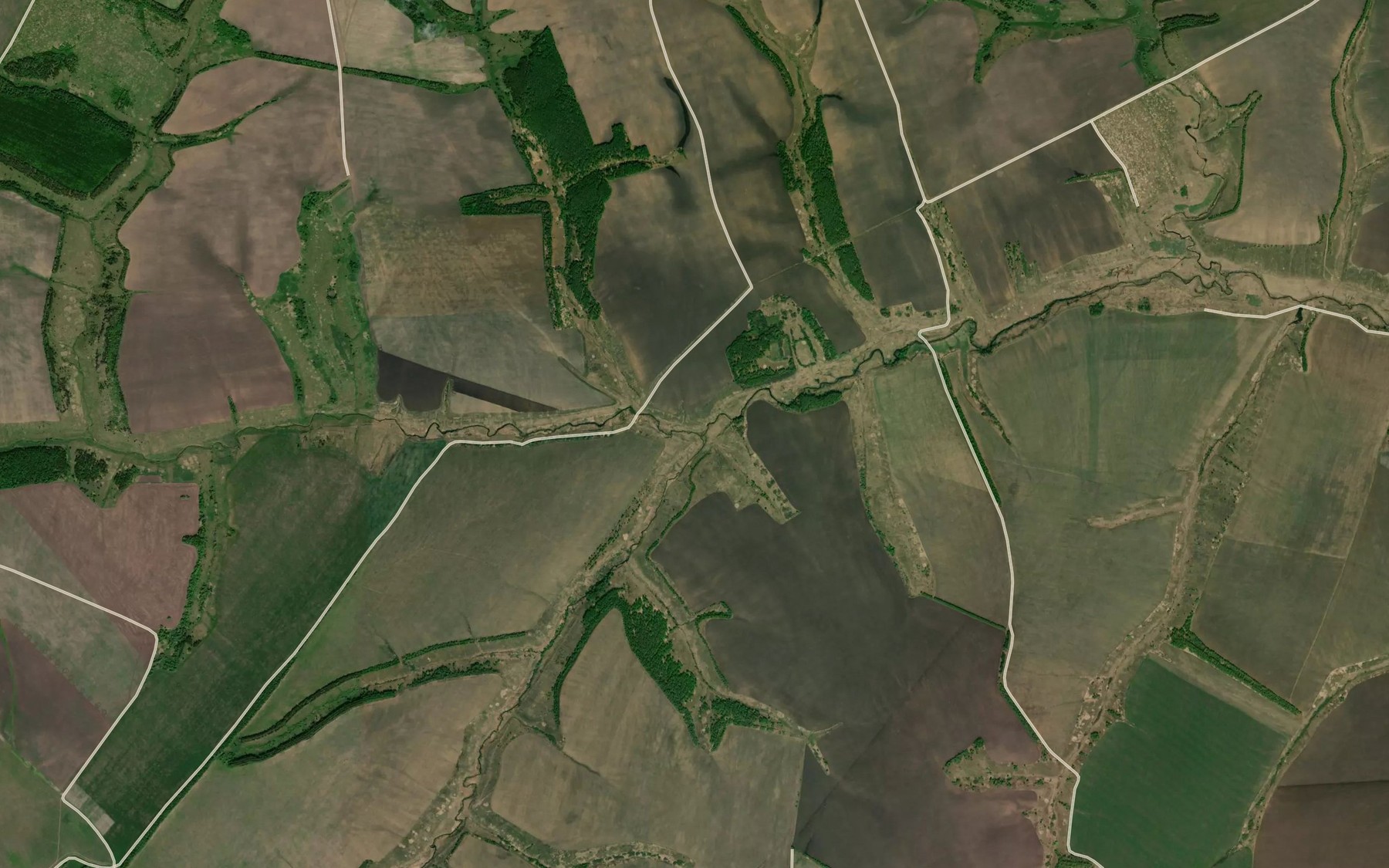 Satellite map of the Tyrnya