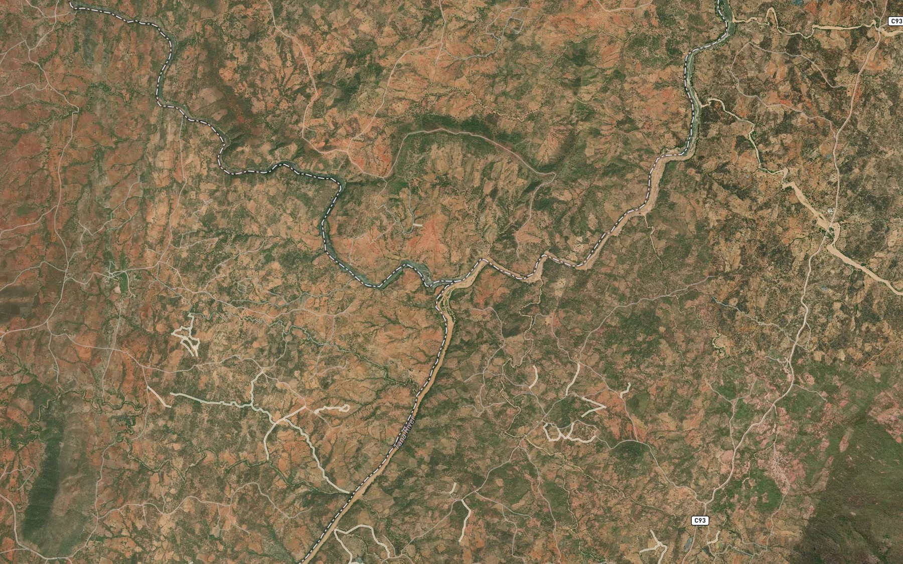 Satellite map of the Mutonga