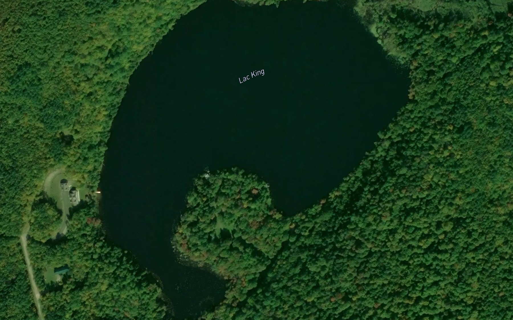Satellite map of the Lac King