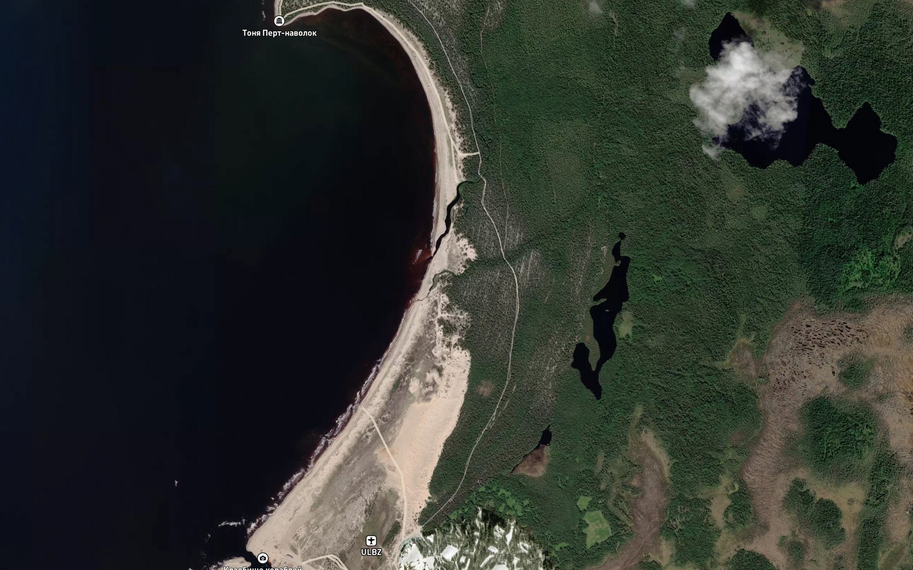 Satellite map of the Pertruchey