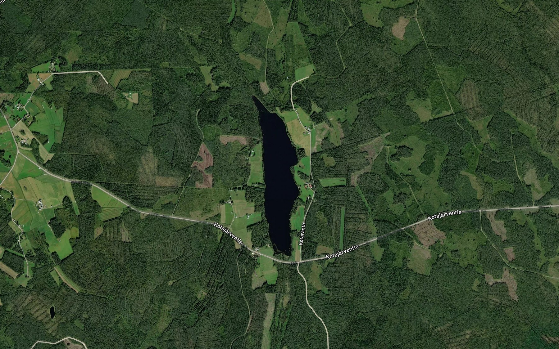 Satellite map of the Kotajarvi