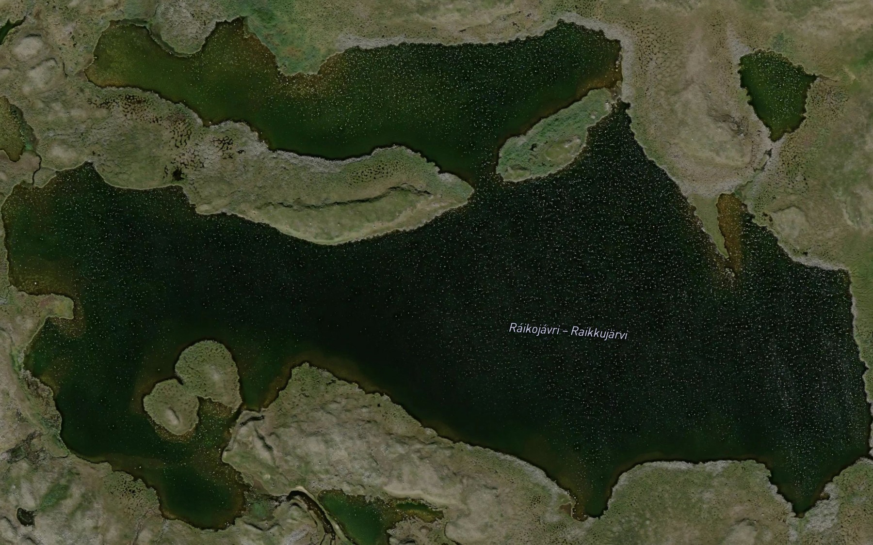Satellite map of the Raikojavri