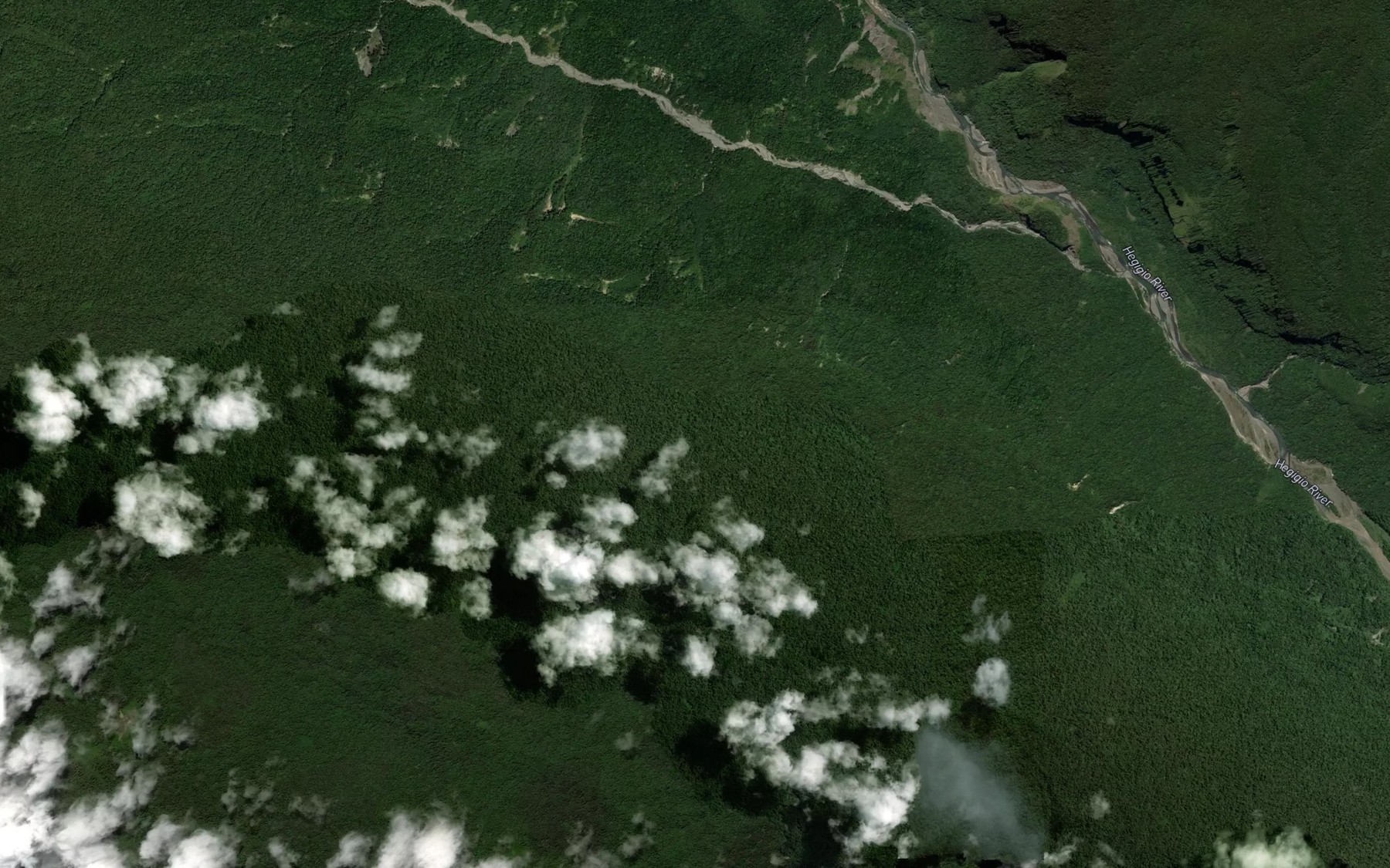 Satellite map of the Bakari River