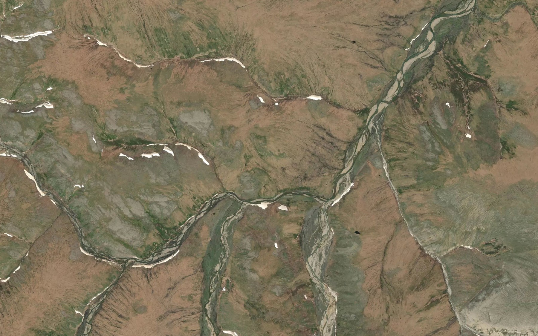 Satellite map of the East Fork Grouse Creek