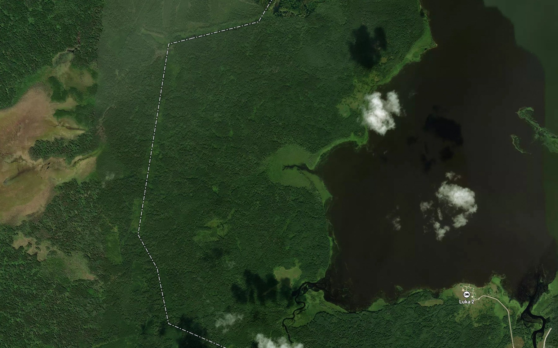 Satellite map of the Berezovyy