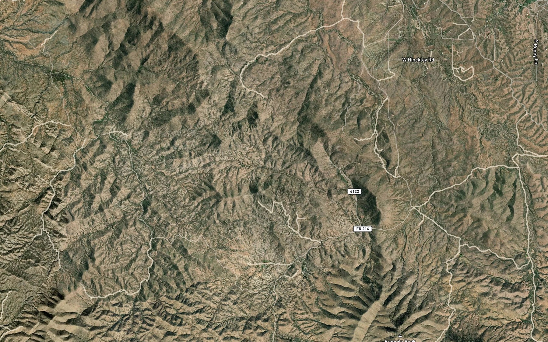 Satellite map of the Watergate Spring