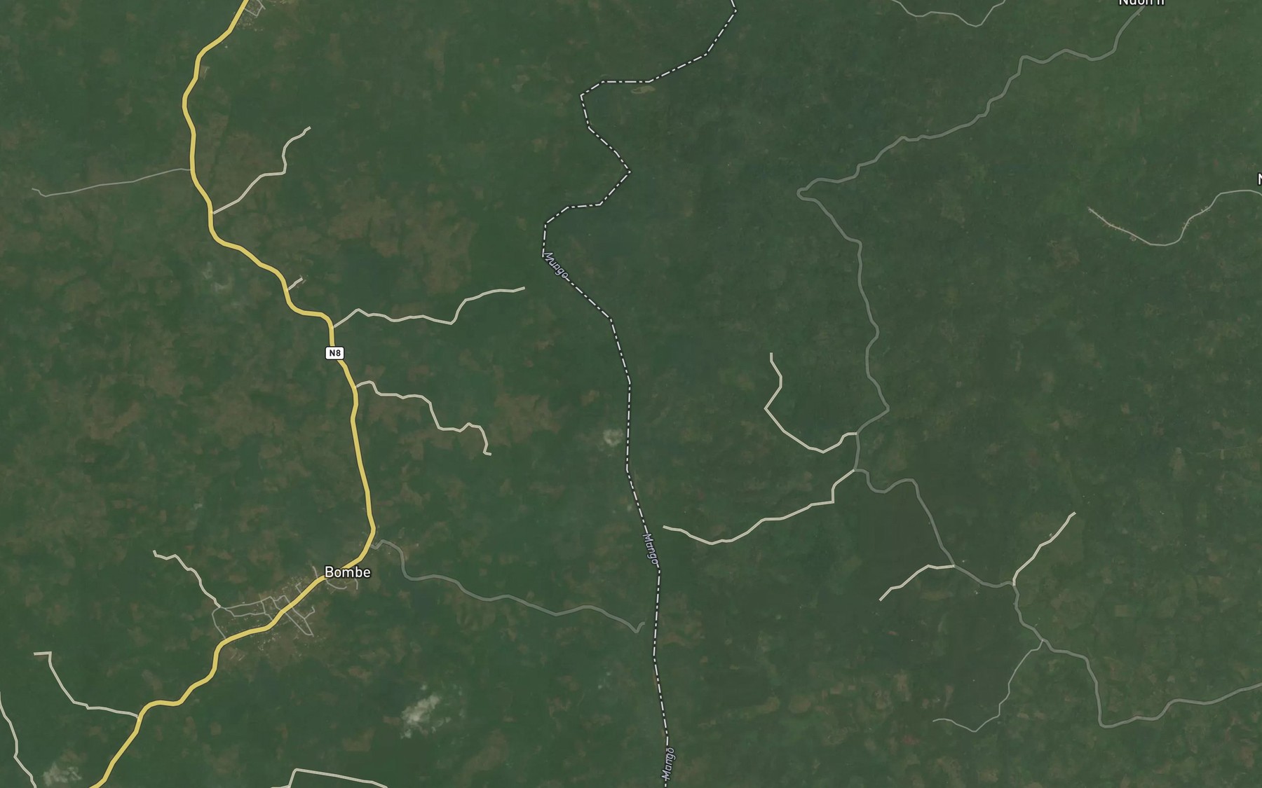 Satellite map of the Kendonge