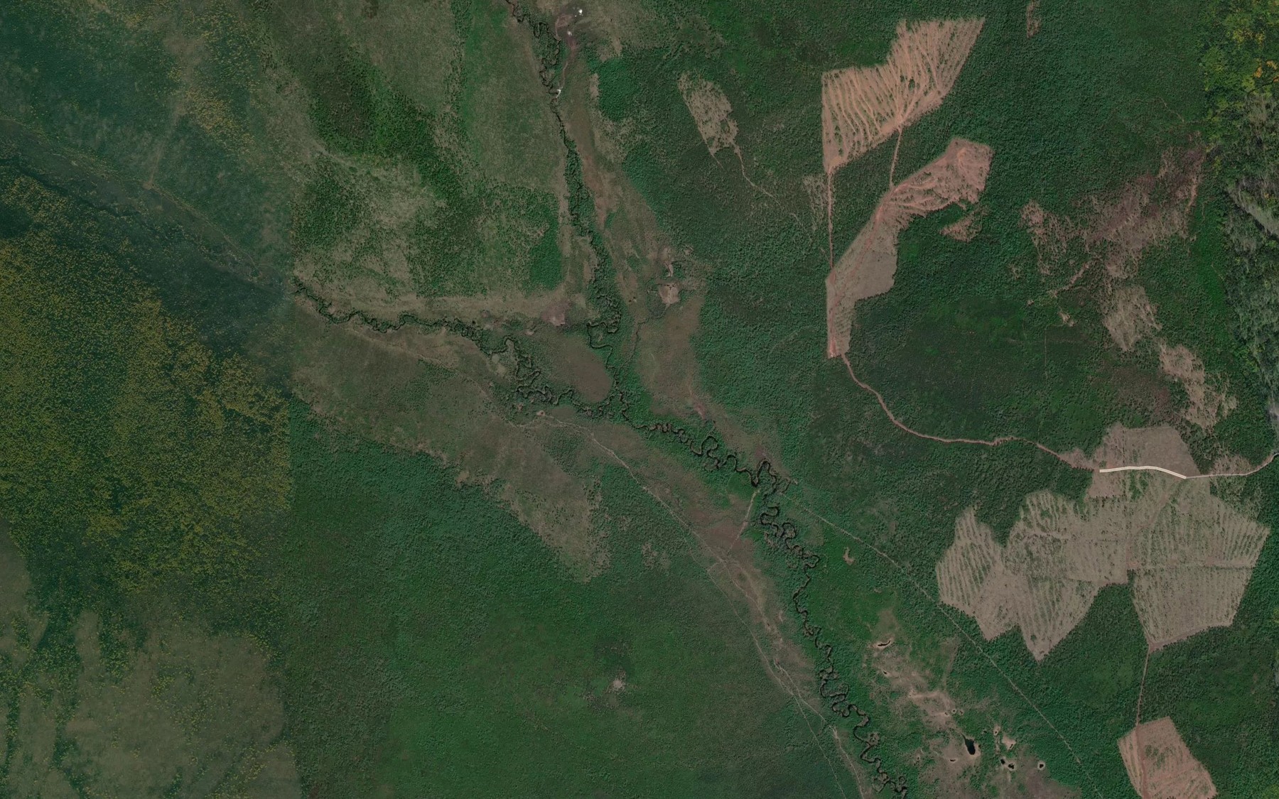 Satellite map of the Karmanovskaya Balykhta