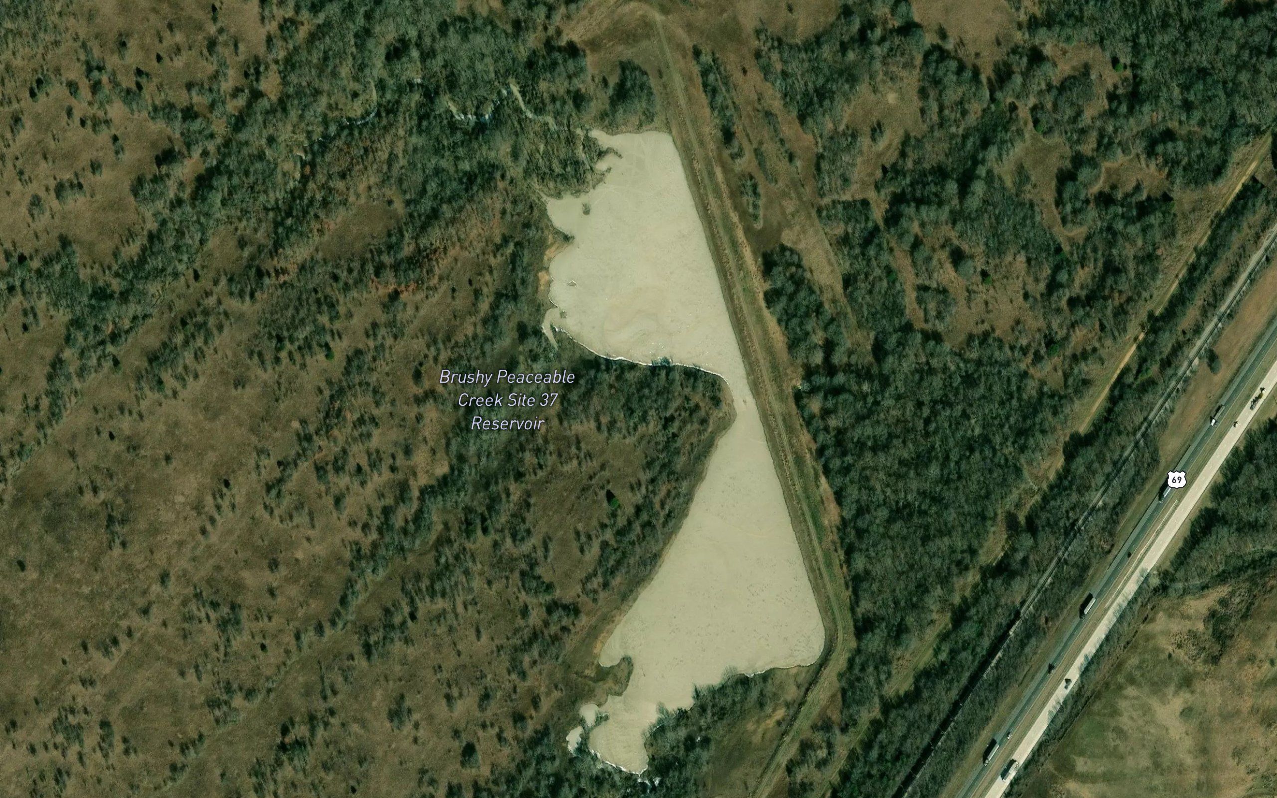 Brushy Peaceable Creek Site 37 Reservoir