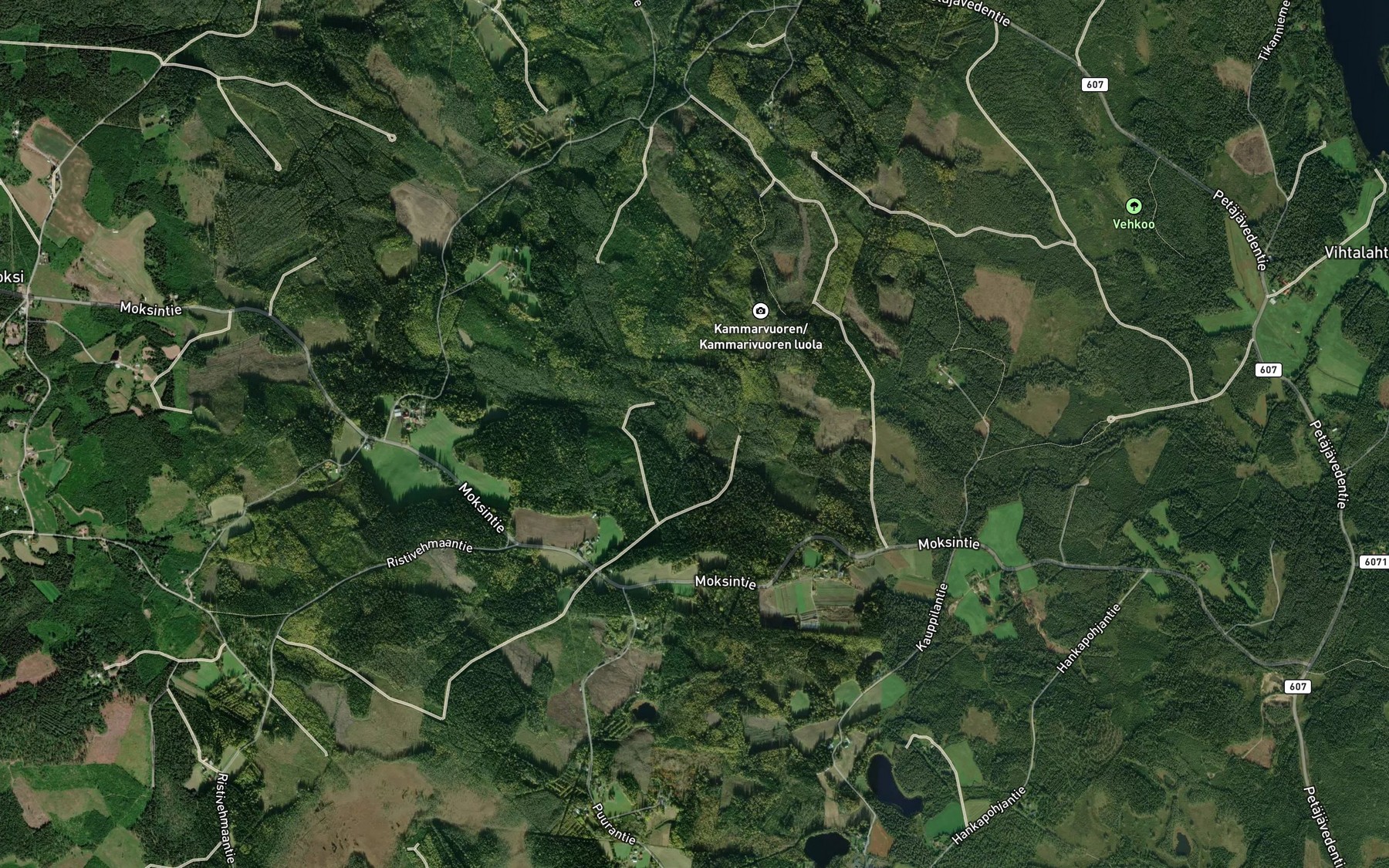 Satellite map of the Haaranlampi