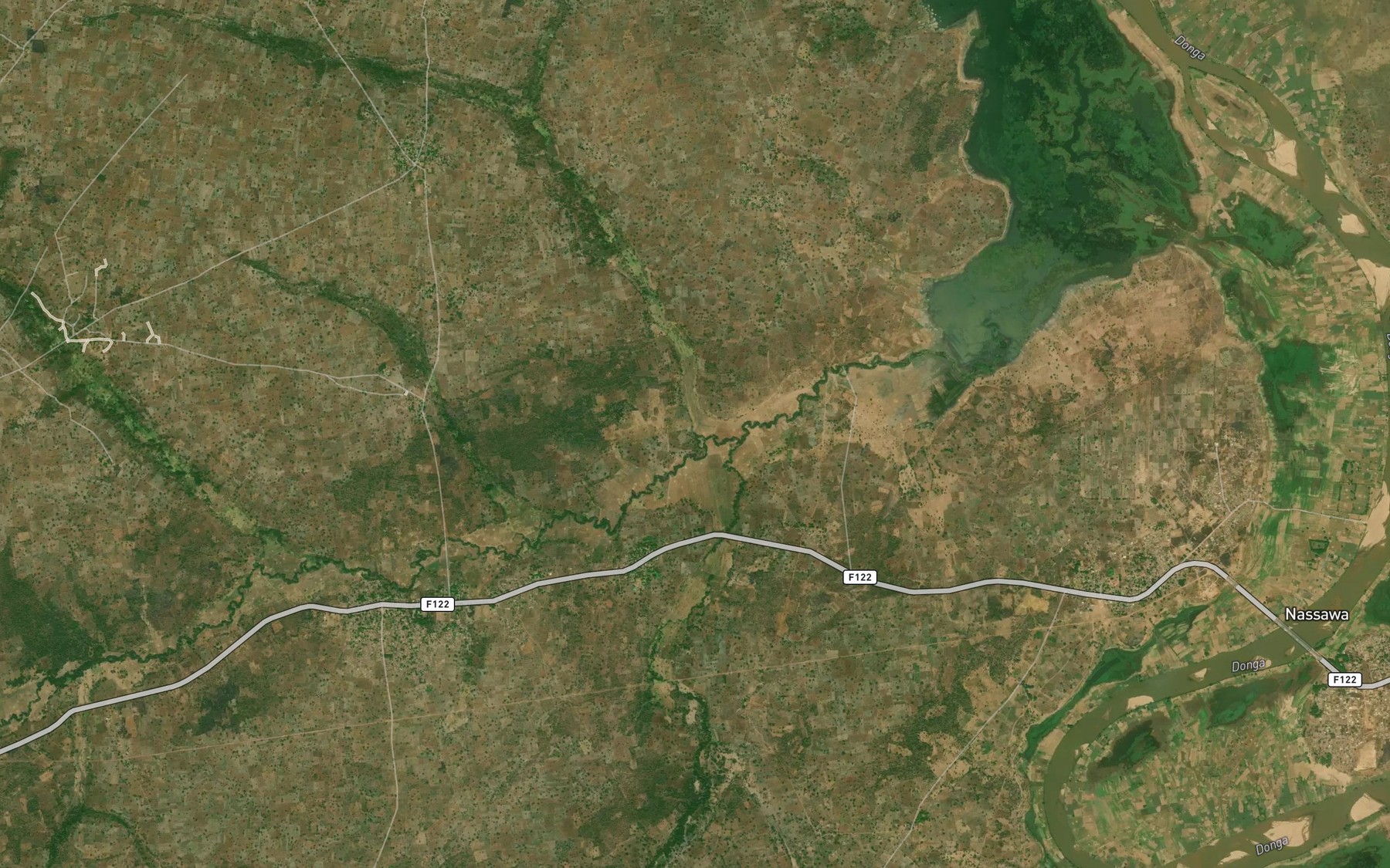 Satellite map of the River Akimbi Andzo