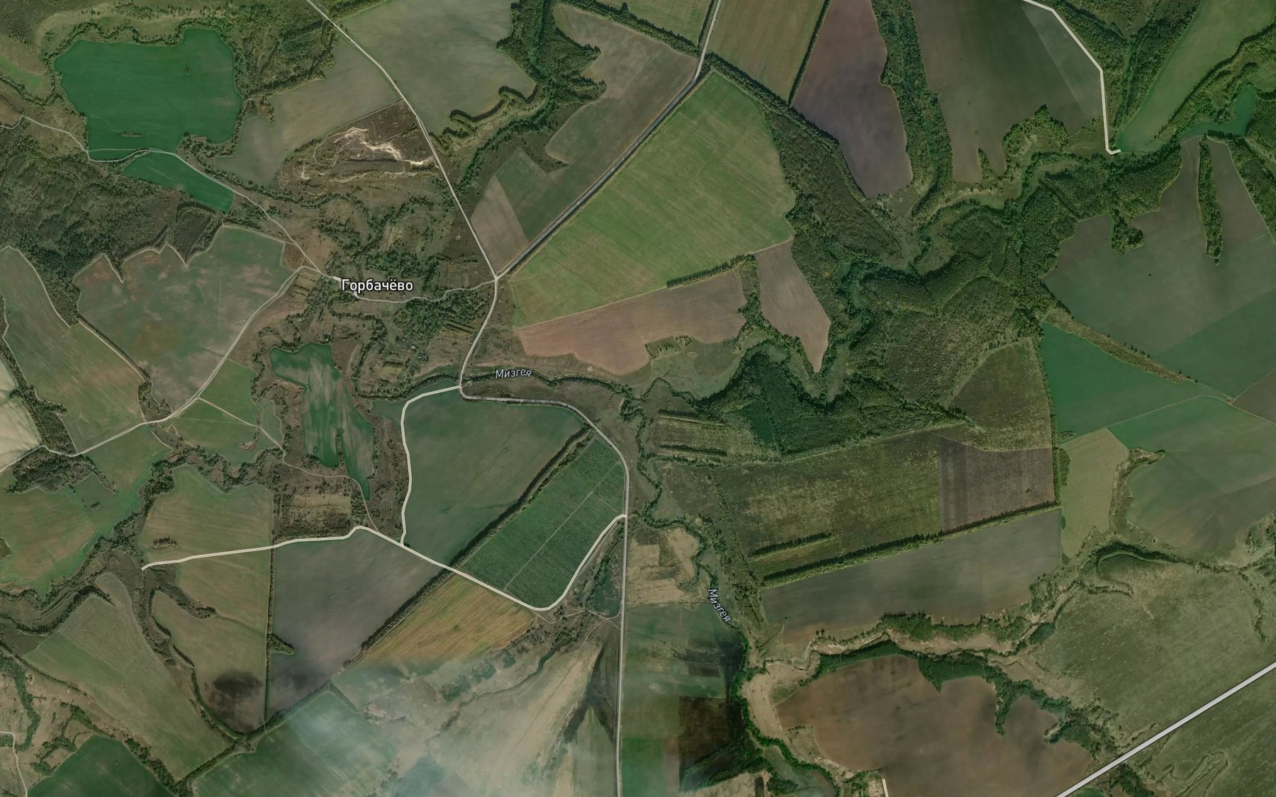 Satellite map of the Malovel'