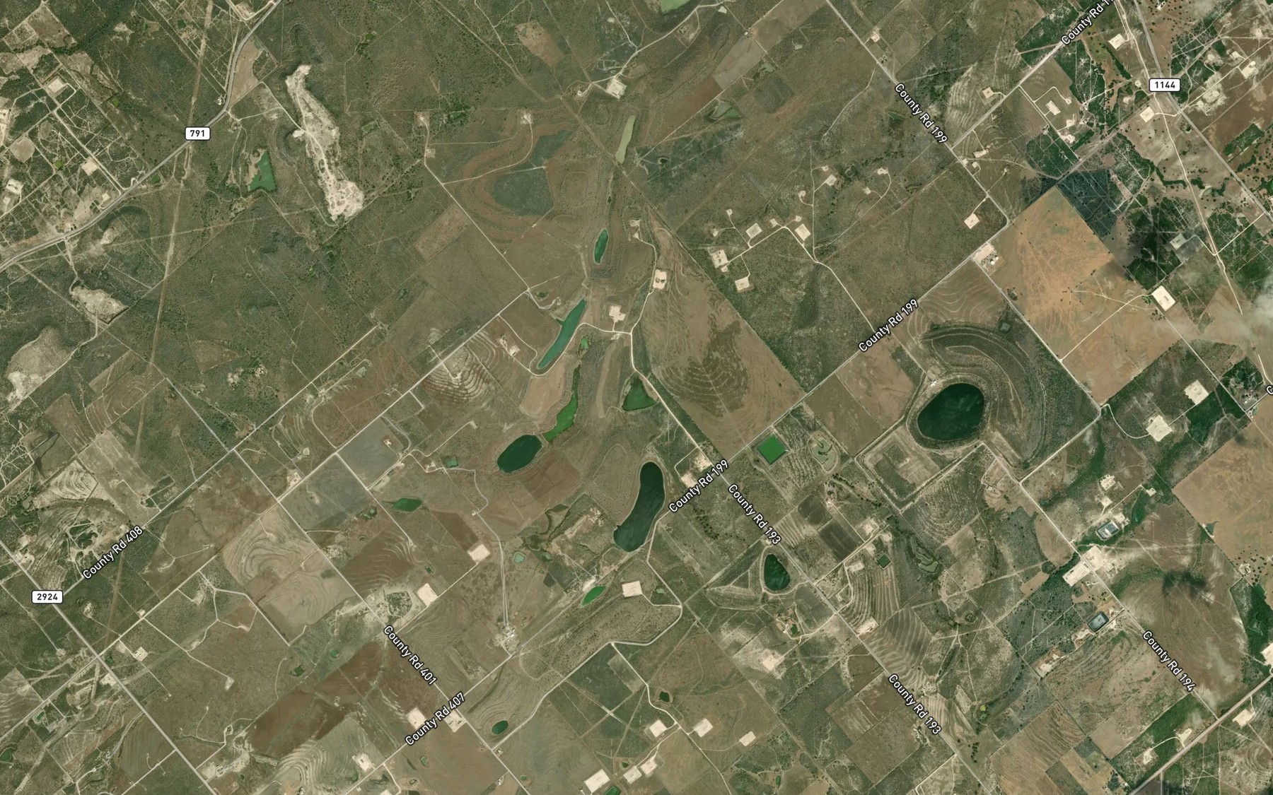 Satellite map of the Weddington Lake Number 2