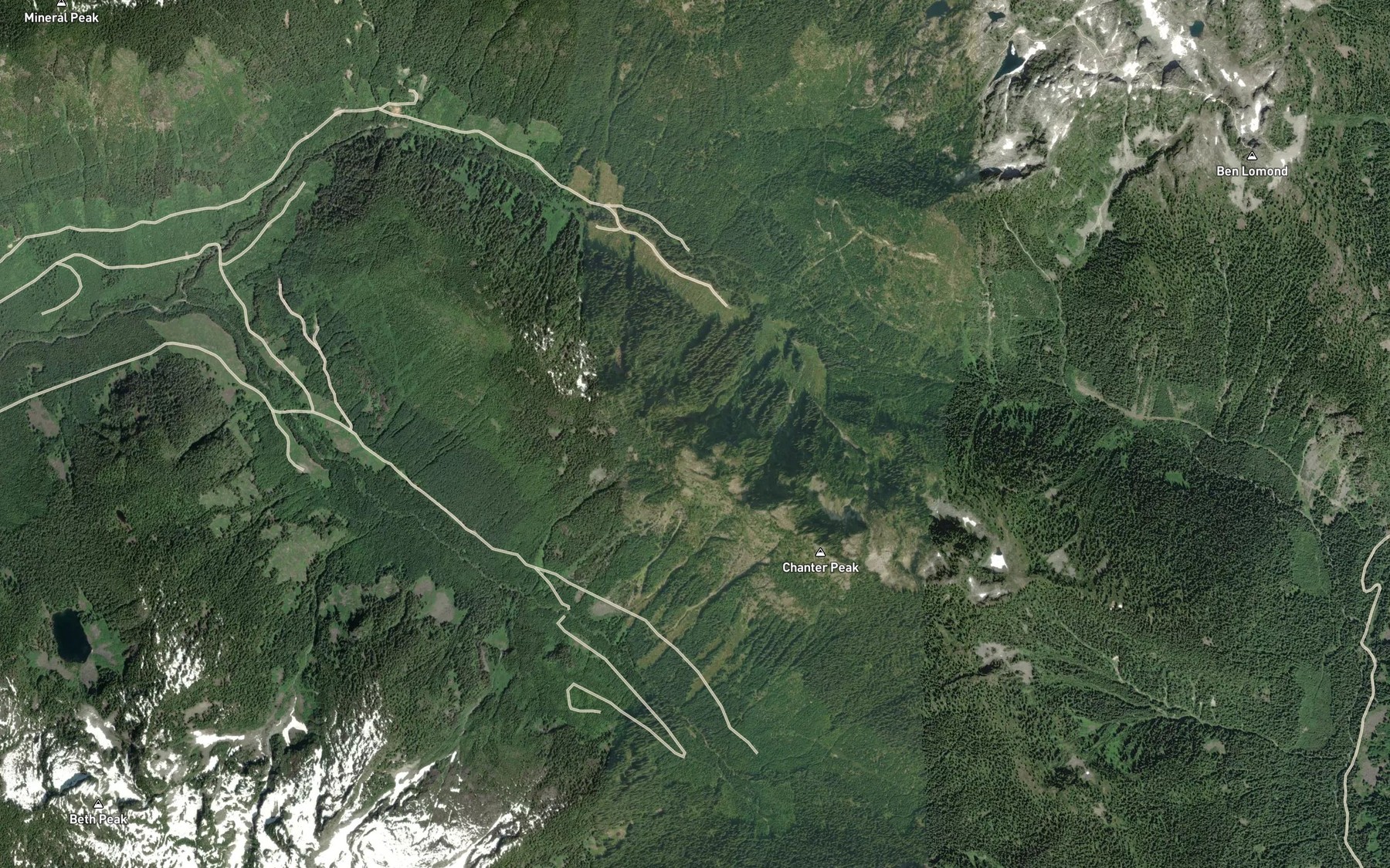 Satellite map of the Cyrtina Creek