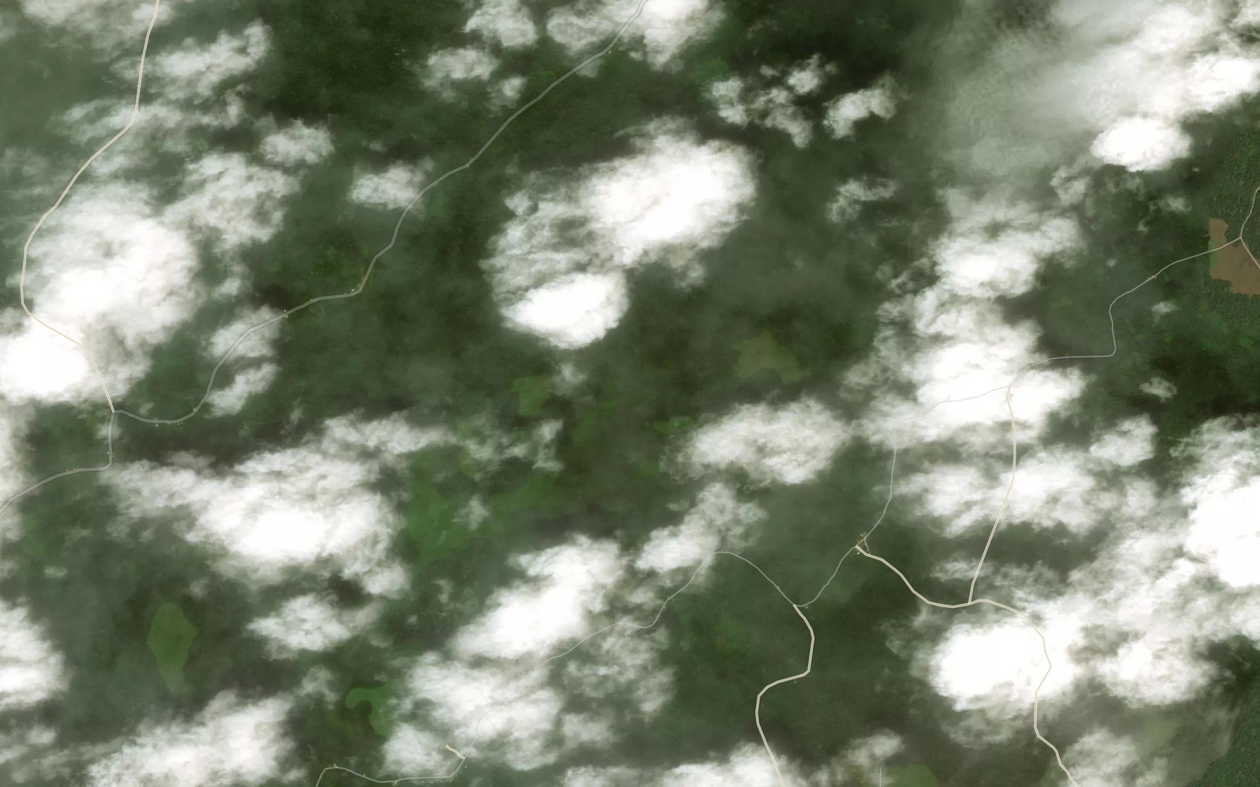 Satellite map of the Mvoumvoudou