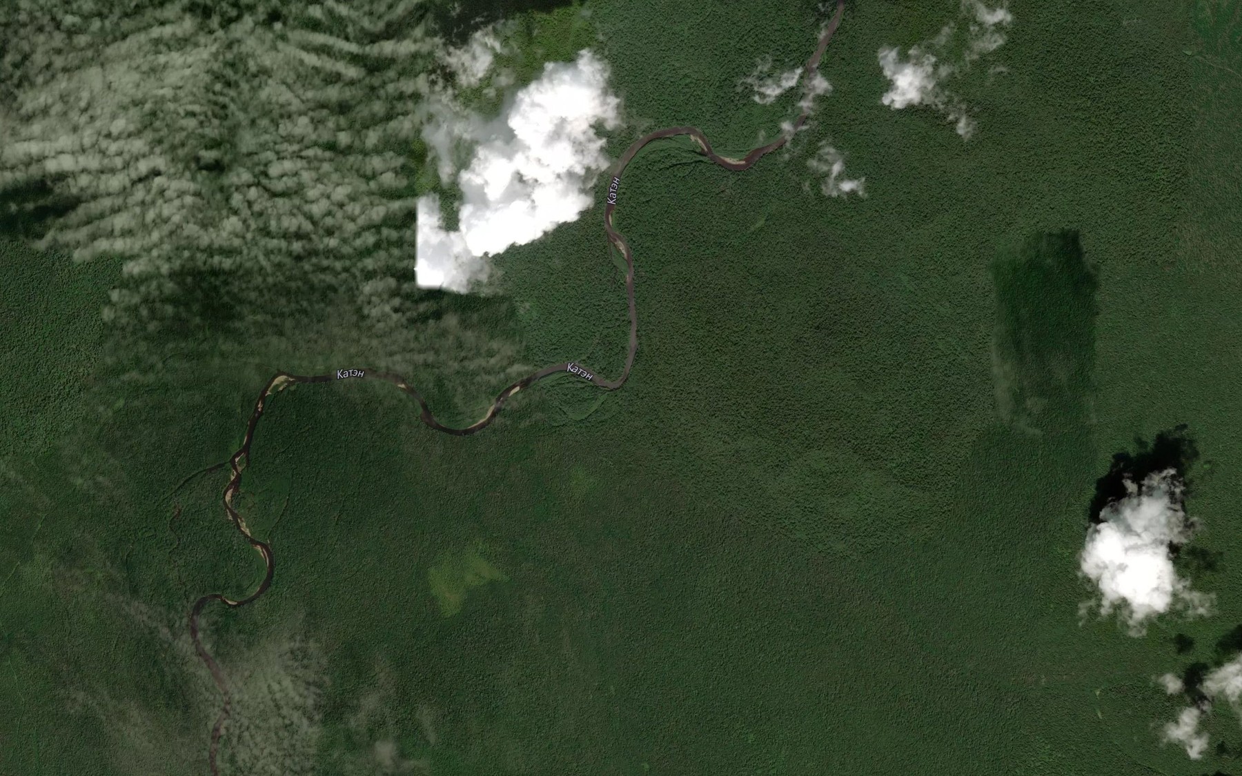 Satellite map of the Khilyaku