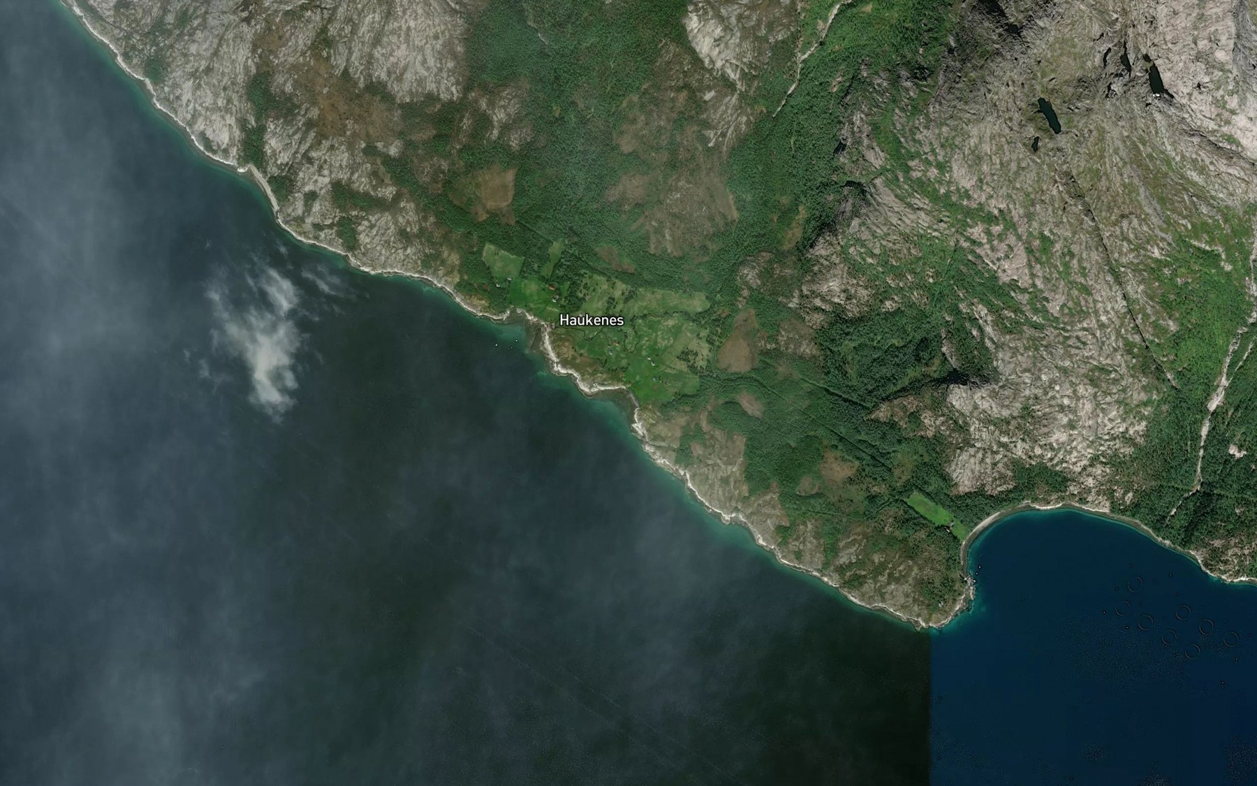 Satellite map of the Innervika
