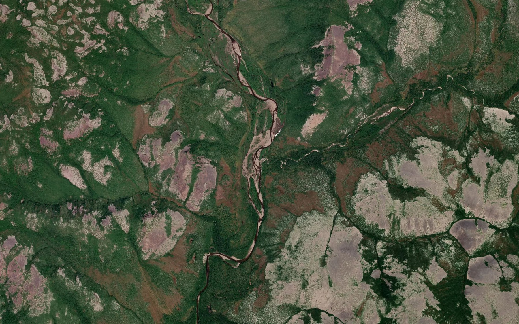 Satellite map of the Kurchan